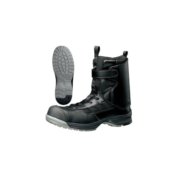 ミドリ安全 JSAA認定 作業靴 プロスニーカー 長編上 ブーツ YMP05アンクルガード 23.5cm ブラック 2125040506 1足（直送品）