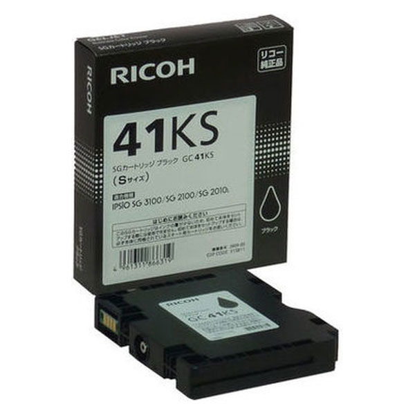 リコー（RICOH） 純正インク GC41KS ブラック 小容量 515811 1個 - アスクル