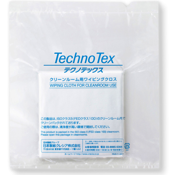 テクノテックス　15×15cm　不織布ウエス　1箱（10パック入）　63170　日本製紙クレシア　（取寄品）