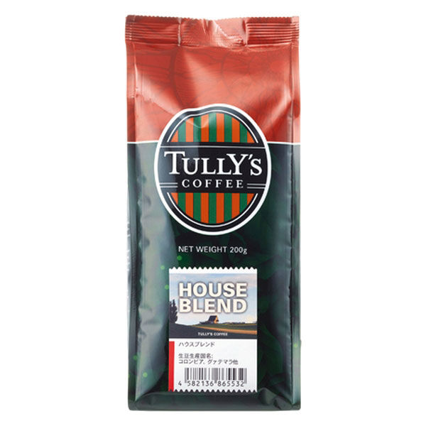 【コーヒー豆】タリーズ ハウスブレンド 1袋（200g）タリーズコーヒージャパン