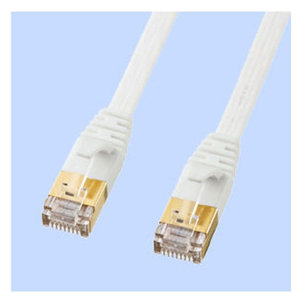 LANケーブル 15m Cat7 イーサネットケーブル カテゴリー7 フラット②