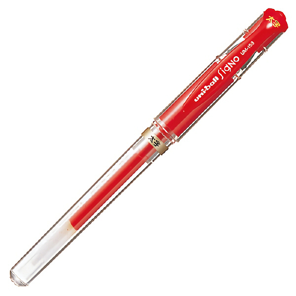 三菱鉛筆 ボールペン ゲルインク ユニボールシグノ 1.0mm 赤 UM153.15