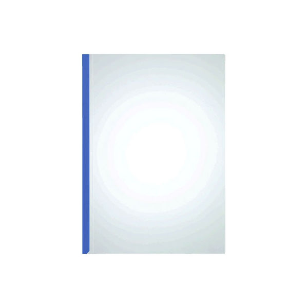 ビュートン　スライディングレールホルダー(スリム)ブルー　A4タテ　PSR-A4SS-B10　1箱（100冊：10冊入×10袋）　（直送品）