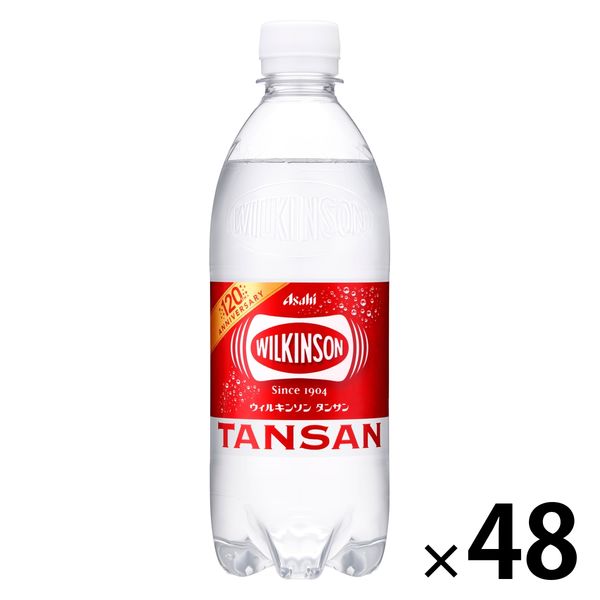アサヒ飲料　ウィルキンソン　タンサン　500ml　1セット（48本：24本入×2箱）