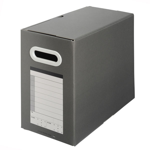 プラス サンプルボックス　ＢＦ10ーＡ4ー150　Ａ4　濃 BF10-A4-150 DGY 1冊（直送品）