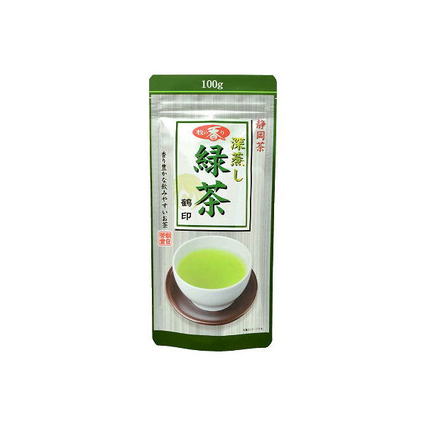 朝日茶業　静岡茶　深蒸し緑茶　1袋（100g）