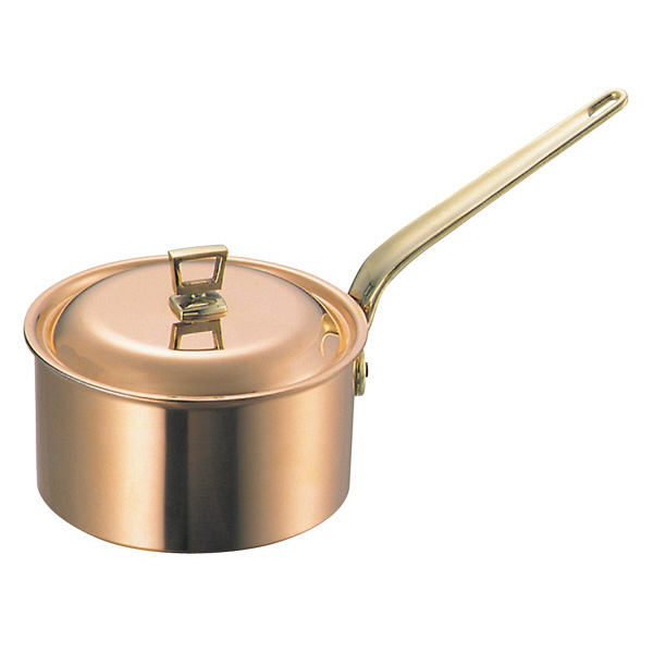 SW　銅　深型　片手鍋（蓋付）21cm　ガゼル　151900　(取寄品)（取寄品）
