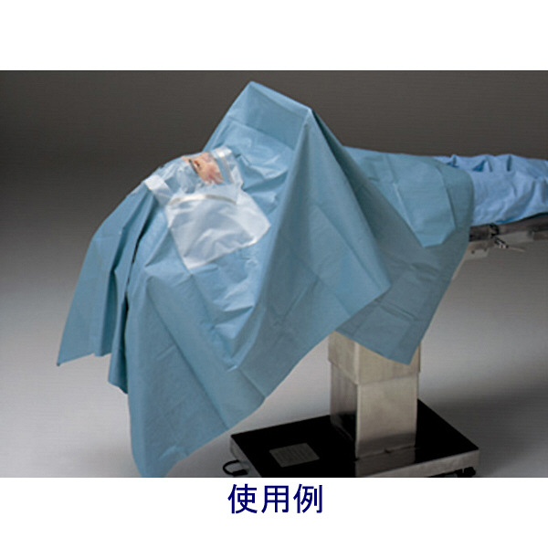 全面ドレープ（眼科用/受水袋あり/PEバー） 1200×1200mm SR