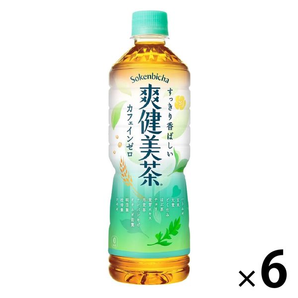 【ブレンド茶】ノンカフェイン　爽健美茶　600ml　1セット（6本）