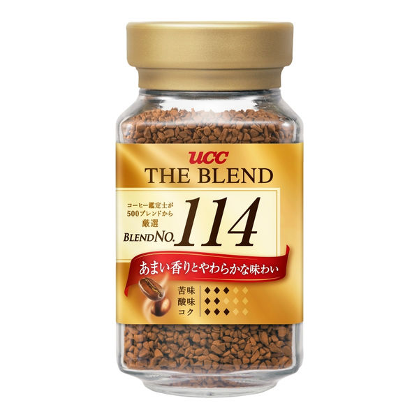 インスタントコーヒー】UCC上島珈琲 ザ・ブレンド114 瓶 1本（90g