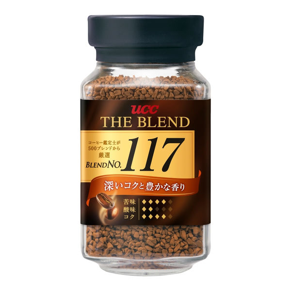 インスタントコーヒー】UCC上島珈琲 ザ・ブレンド117 瓶1本（90g） - アスクル