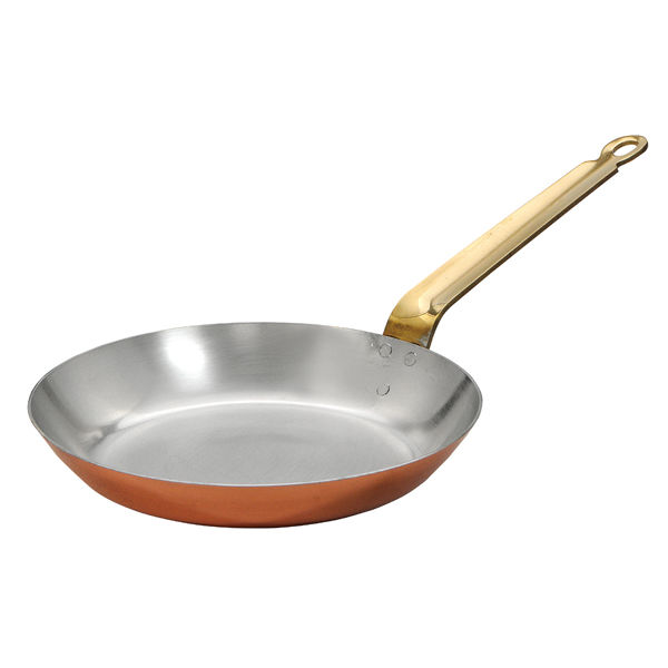 銅 フライパン 27cm 丸型 191700 1個 （取寄品） - アスクル