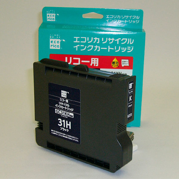 エコリカ　リサイクルインク　ECI-RC31HB　GC31KH対応 1個