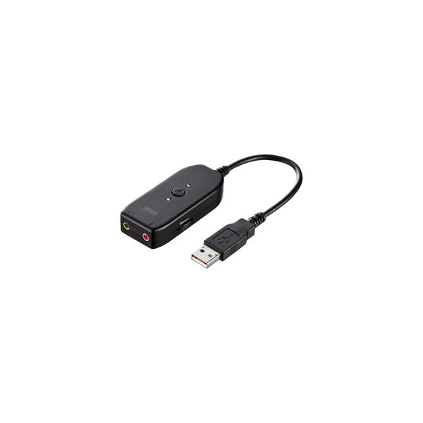 サンワサプライ USBオーディオ変換アダプタ MM-ADUSB3 1本
