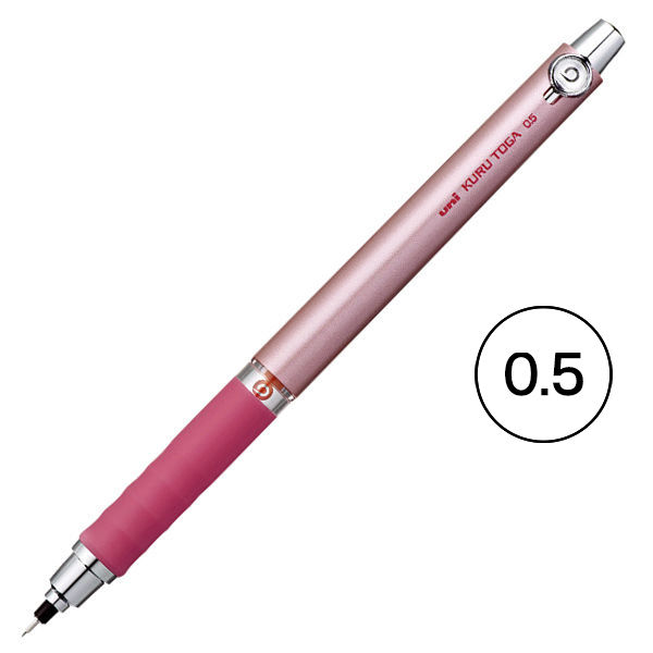 三菱鉛筆(uni) クルトガ656 ラバーグリップ付 ピンク M56561P.13 ユニ