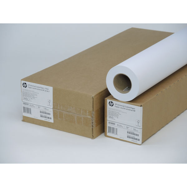 HP（ヒューレット・パッカード） ロール紙 大判用紙 スタンダードコート紙 24インチ 610mm×45m 1箱（2本入）