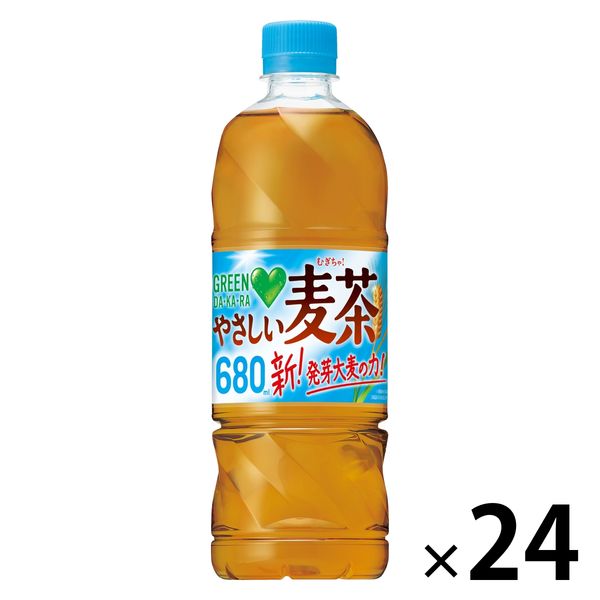 サントリー GREEN DA・KA・RA（グリーンダカラ）やさしい麦茶 680ml 1箱（24本入）