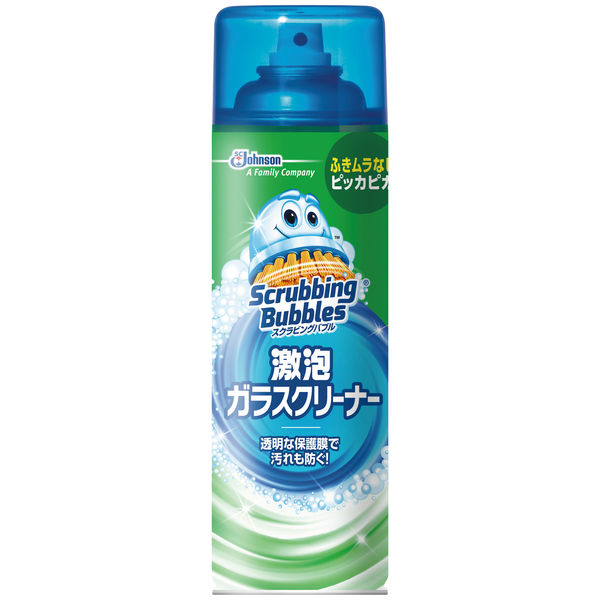 スクラビングバブル ガラスクリーナー 激泡ガラスクリーナー エアゾールタイプ 本体 480ml 1本 ガラス用洗剤 窓ガラス ジョンソン