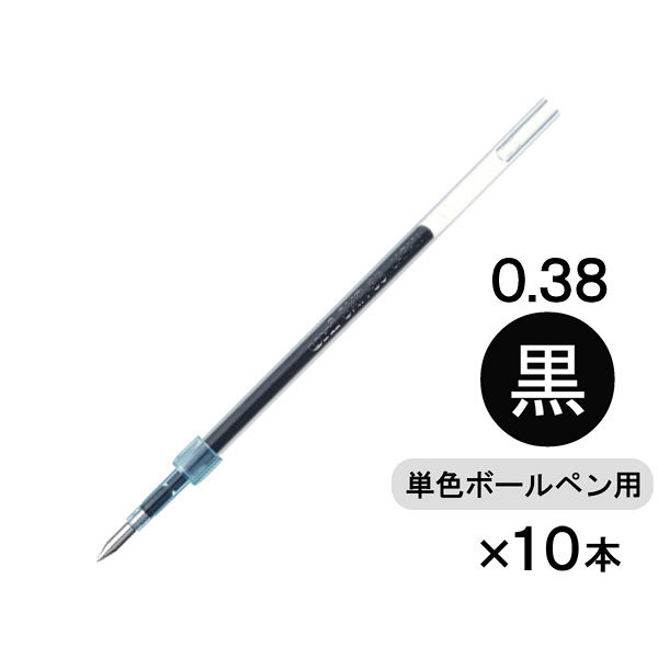 【新品】（まとめ）三菱鉛筆 油性ボールペン 替芯 0.38mm 黒 ジェットストリーム用 SXN-150用 SXR-38.24 1本 【×30セット】