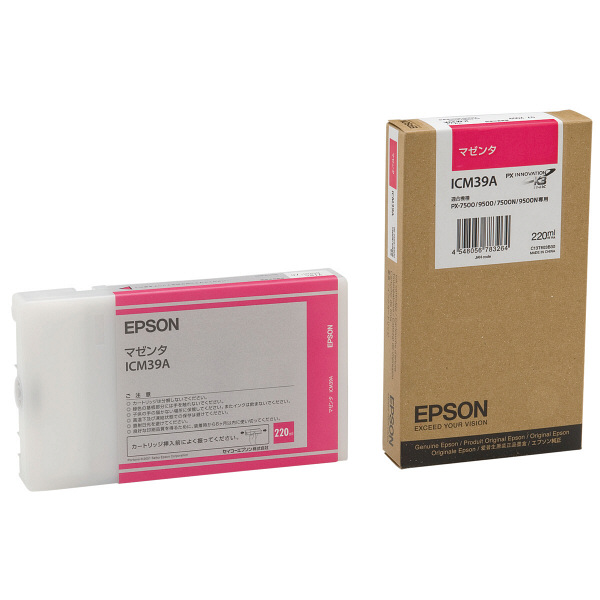 エプソン（EPSON） 純正インク ICM39A マゼンタ IC39シリーズ 1個