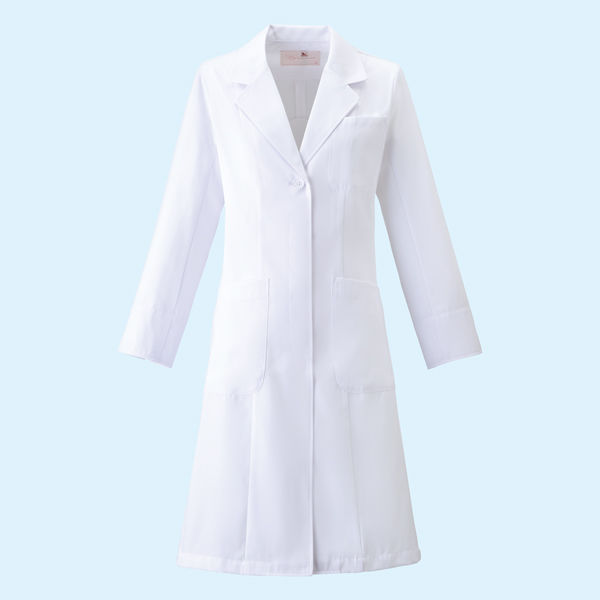 ワコールＨＩコレクション　レディスドクターコート（診察衣）　シングル　HI400　ホワイト　M