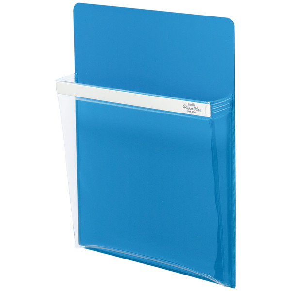 セキセイ マグネットポケット ポケマグ A4サイズ ブルー PM-2745-10 1