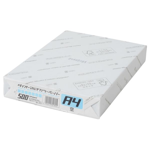 高い素材 大王製紙 5冊セット ダイオーマルチカラーペーパーB4