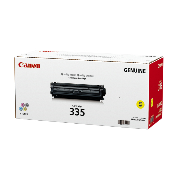 キヤノン（Canon） 純正トナー カートリッジ335 CRG-335Y イエロー 8670B001 1個