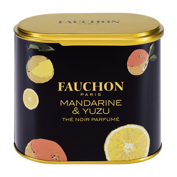 フォション（FAUCHON）　紅茶　マンダリン&ユズ　80g　１缶