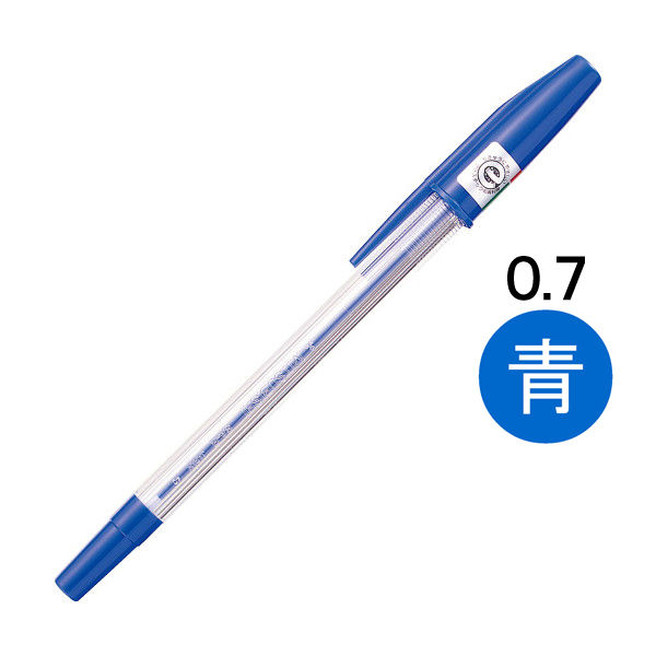三菱鉛筆（uni） リサイクルボールペン SA-R 青インク 1箱（10本入