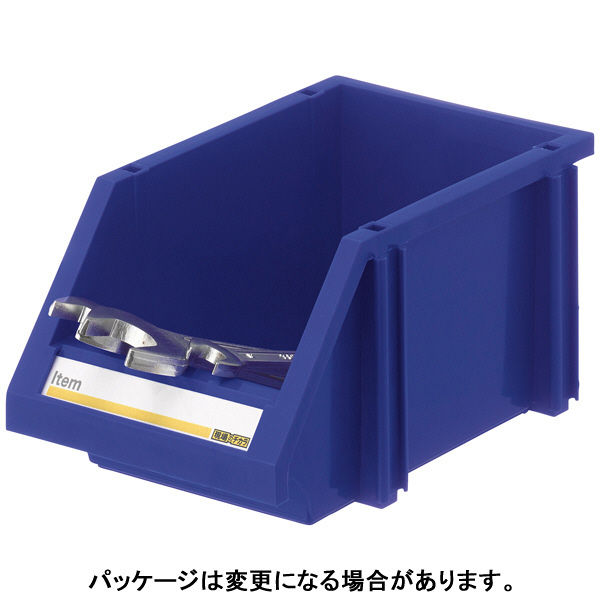 アスクル 「現場のチカラ」 組み合わせ収納ボックスブルーM 1 アスクル 「現場のチカラ」 組み合わせ収納ボックスブルーM 1