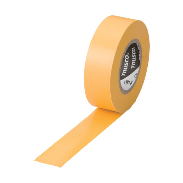 トラスコ中山 TRUSCO 脱鉛タイプ ビニールテープ 黄 幅19mm×長さ10m　1巻 375-9466