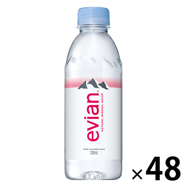 伊藤園 evian（エビアン） 330ml 1セット（48本：24本入×2箱）【正規輸入品】