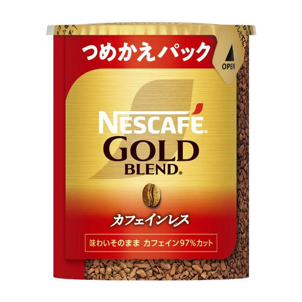 【インスタントコーヒー】ネスカフェ　ゴールドブレンドカフェインレスエコ＆システムパック　1本（60g）