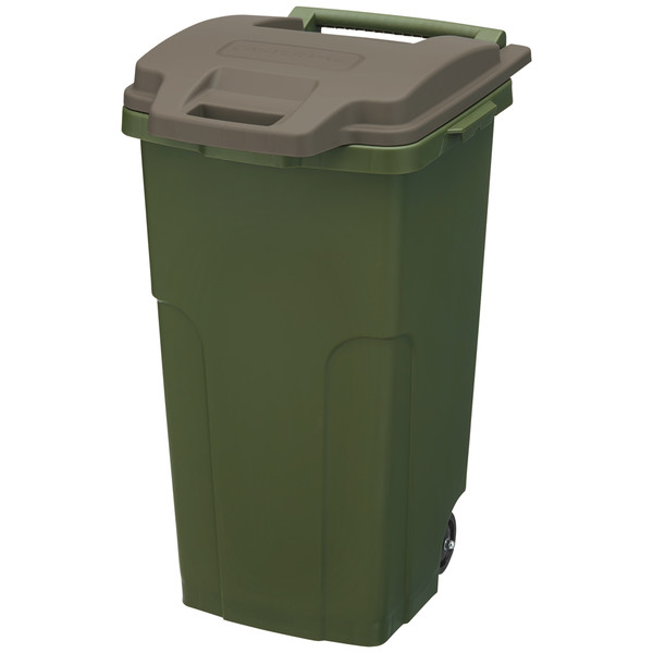 リス キャスターペール 90L ゴミ箱 グリーン 1個 幅468×奥行575×高さ