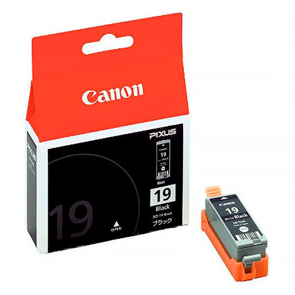 2個セット Canon 純正品 インクカートリッジ 未開封品 BCI-19 Color Black 4色カラー ブラック キヤノン キャノン インクタンク