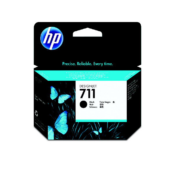 HP 純正 インクカートリッジ HP711 黒（増量） CZ133A - アスクル