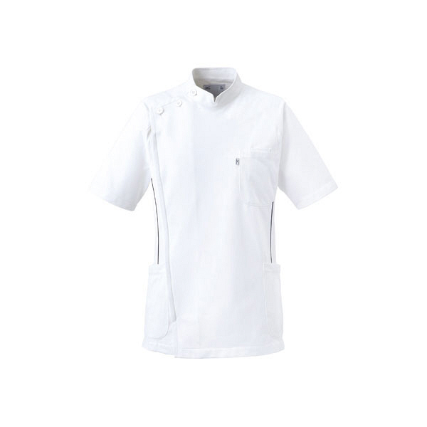 ミズノ ユナイト ケーシージャケット（男性用） ホワイト 5L MZ-0049 医療白衣 1枚（取寄品）