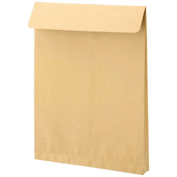 寿堂 コトブキ封筒　大型封筒 クラフト 角2（A4） 角底マチ付 10047　100枚（10枚×10袋）