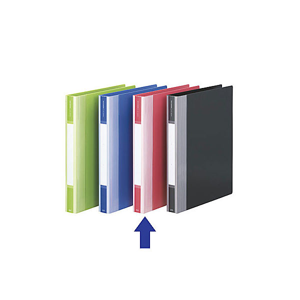 リヒトラブ　リフィルバインダー　内径23mm　赤　G3902-3　1パック（24冊入）（直送品）