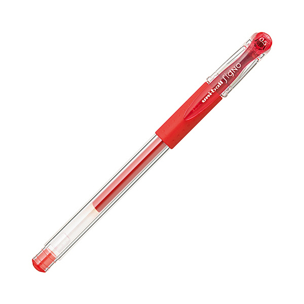 三菱鉛筆 ボールペン 水性顔料ゲルインク ユニボールシグノ 0.5mm 赤