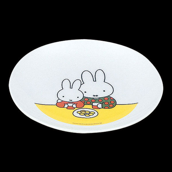 miffy　メラミンお子様食器　「ミッフィー」　CM-6C　丸皿　1セット（6個入）　関東プラスチック工業　（取寄品）