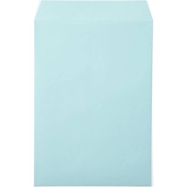 ムトウユニパック ナチュラルカラー封筒 角2（A4） ブルー　テープ付 300枚（100枚×3袋）