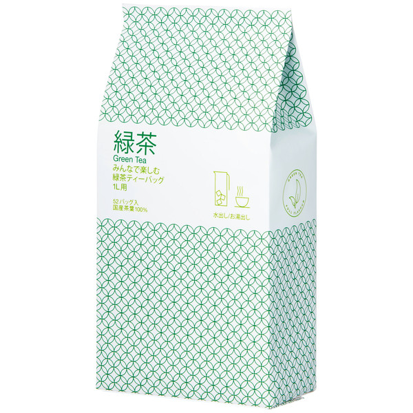 ハラダ製茶 みんなで楽しむ緑茶ティーバッグ1L用 1セット（156バッグ:52バッグ入×3袋） オリジナル