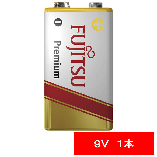 【在庫限り】FDK　アルカリ乾電池Premium9V形　6LR61FP（S）