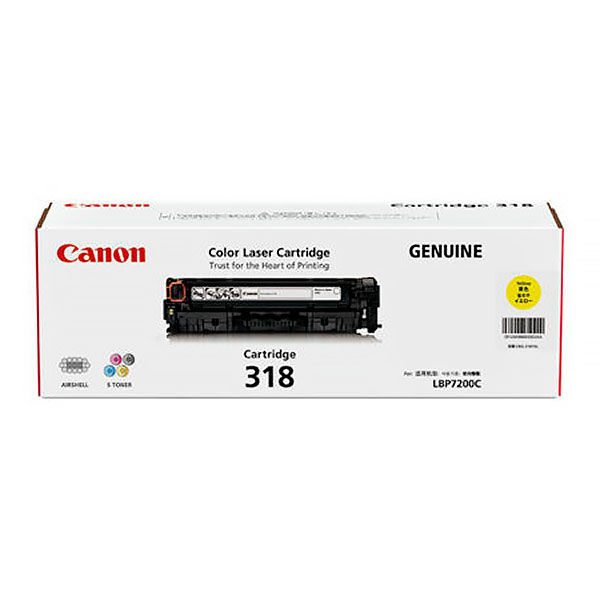 キヤノン（Canon） 純正トナー カートリッジ318 CRG-318YEL イエロー