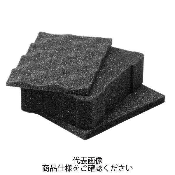 タカチ電機工業 NK用内装スポンジフォーム 黒 NKSP960 1セット(カバー×1 ベース×3 下敷×1) 1セット（直送品）