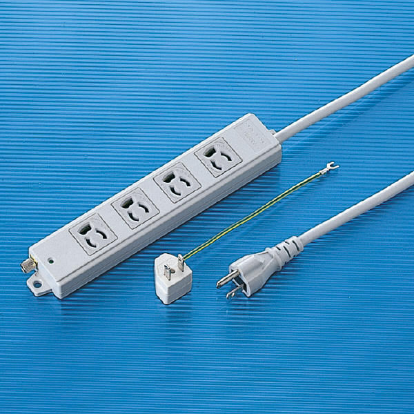 サンワサプライ 抜け止めタップ 抜け止め機能/マグネット付/RoHS指令対応 3P式 4個口 3m TAP-5431MGN 1個（直送品）