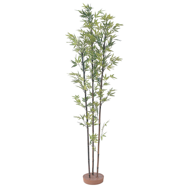 タカショー 人工観葉植物 黒竹3本立 鉢無1.8m GD-21L 1個（直送品）