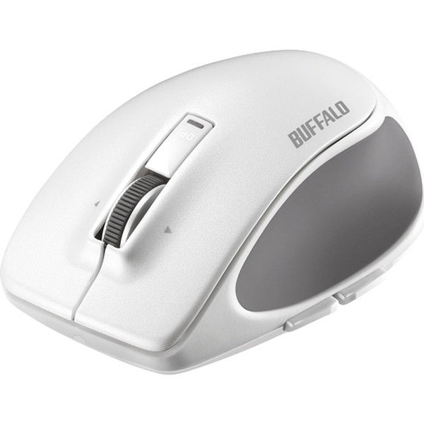 (未使用･未開封品)　バッファロー BSMBB500SWH プレミアムフィットマウス Sサイズ ホワイト qdkdu57 バッファロー Bluetooth BlueLED プレミアム